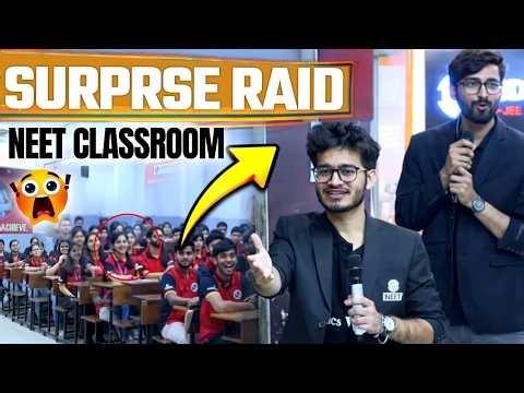Vipin Sir and Ritik Sir Surprise Visit In PW Vidyapeeth NEET Classroom | Students Shocked 😱