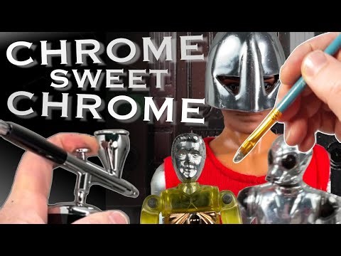 Experimenting With Chrome Restoration - Alclad II, Green Stuff World, Mirror & Molotow