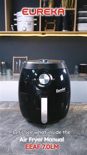 Crispy cravings made easy. With the Eureka EEAF 7.0LM Air Fryer, enjoy guilt-free fried favorites cooked faster and safer, all in one sleek kitchen essential. 🛒Eureka Official Website: https://bit.ly/eureka-home-appliances #EurekaMakingLifeComfortable | Eureka Home Appliances
