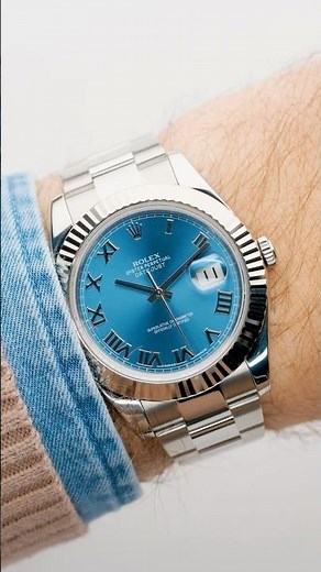 The Rolex Datejust II with a stunning blue Roman dial | SwissWatchExpo