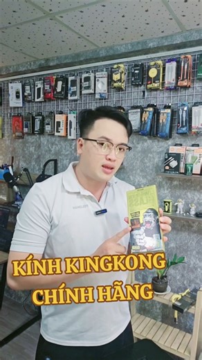 KÍNH CƯỜNG LỰC KONGKONG CHÍNH HÃNG CÓ KHUNG TRỢ DÁN #KINKKONG #KINKONG #HTGSTORE
