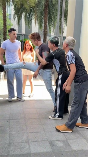 The price of causing trouble| MUSCLE MAN | #namphuong # muscleman #funny #shorts #hero # kindness