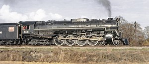 SCL / L&N Family Lines Rail System operated C&O LIMA 4-8-4 Greenbrier steam locomotive # 614, is leading the southbound Safety Express passenger train along the Old Lakeland Highway south of Dade City, Fl, 2-1981 (5)