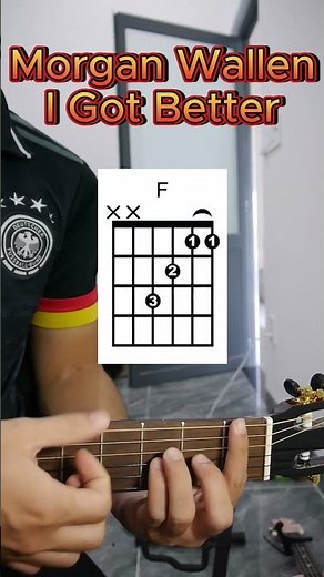 Guitar Tutorial Morgan Wallen I Got Better #guitartutorial #guitarlesson #guitar