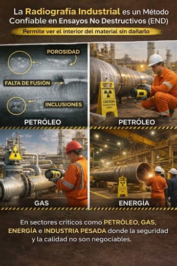 Radiografía Industrial Nivel 1 🕵️‍♂️