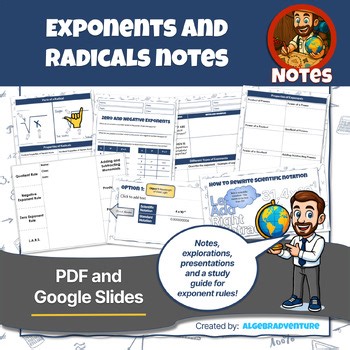 Exponents and Radicals Properties Notes and Discoveries