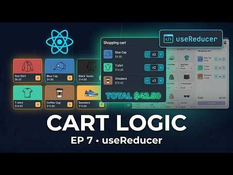 React useReducer for Cart State | Ep 7: Cart Logic & Live Totals (Laravel + React POS)