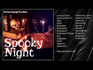 PeriTune's Horror and Gothic music "Spooky Night" music streaming are now available!