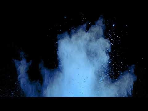 Color Powder Blast Overlay 9 - Royalty Free Powder effects for video
