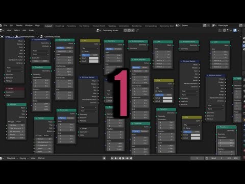 blender all geometry nodes part-01- blender tutorial in hindi