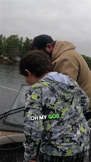 CARSEN got a MONSTER BROOK TROUT! @bassproshops @Cabela-s#fishing #fish #teamoutdoors #fypviralシ