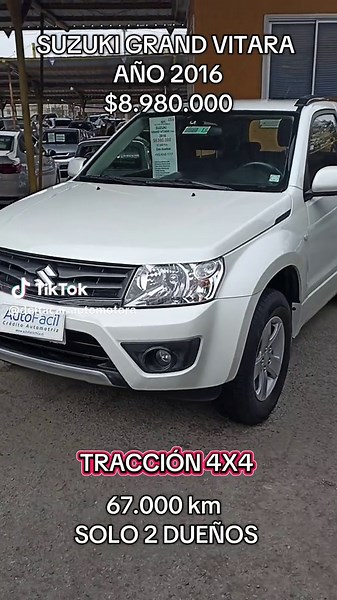 Suzuki Grand Vitara 2016 en excelente estado