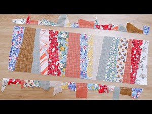 Idea for using scrap fabric to create useful item