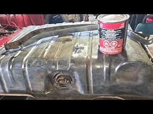 1966 Econoline Gas Tank Repair and Make a New Strap...