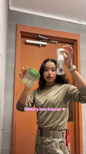 Military Bun Hairstyles Tutorial