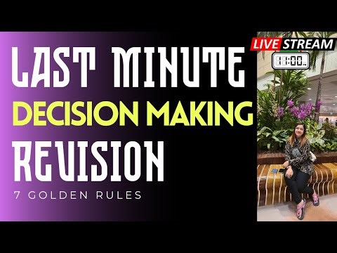 Golden Rules of Decision Making XAT 2026 |XAT PYQ |Increase your Accuracy in XAT DM Section