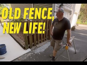 Turning Old Fence Panels Into Something New | Repurpose Project
