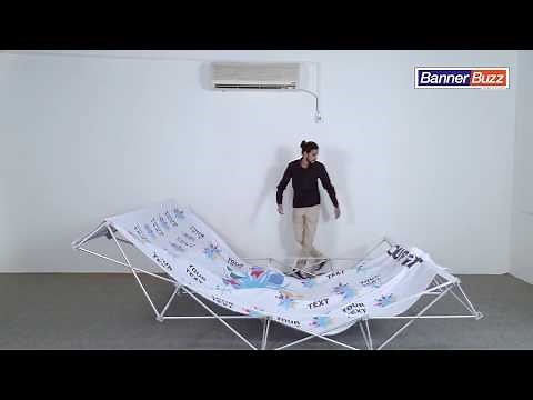 How to Install Fabric Pop Up Curve Display