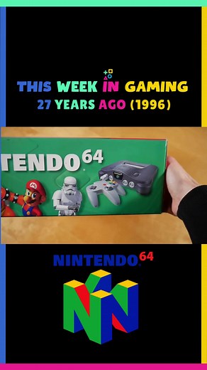 The Nintendo 64 Released 27 Years Ago In 1996. #nintendo64 #nintendo #nintendo64games #thisweekingaming #onthisday #onthisdayingaming #gaming #FacebookGaming | This Week In Gaming