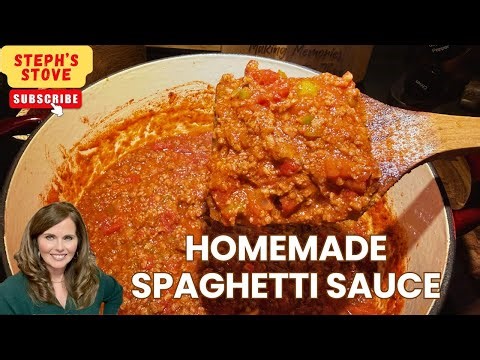 Homemade Spaghetti Sauce | Easy From-Scratch Pasta Sauce Recipe - Steph’s Stove