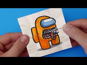 TUTORIAL AMONG US Transformations | Endless Card