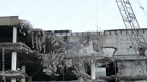 Demolition of an office building