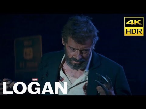 Wolverine Intro Fight Scene 4k | Logan (2017) Movie Clip