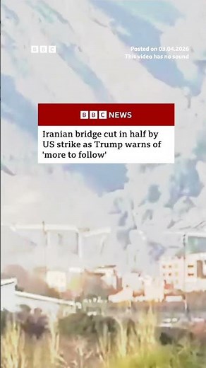 At least eight killed and 100 injured in US strike on Iranian bridge. #Karaj #Iran #BBCNews