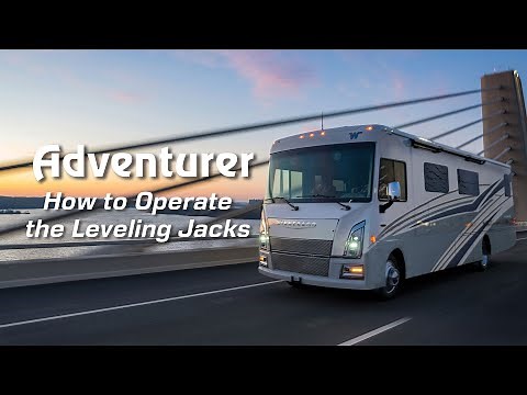 LichtsinnRV.com - How to Operate the Leveling Jacks in the Winnebago Adventurer