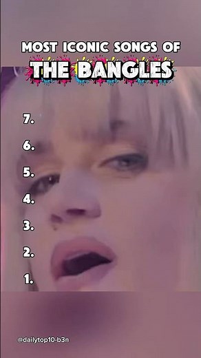 Most iconic songs of the bangles