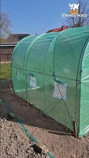 Viking Choice Tuinkas 200x300 cm – Groene tunnelkas met metalen frame | Kweekkas voor buiten