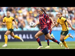 USWNT v Matildas Highlights| Ashley Hatch Goal | Australia v USA | Live on Paramount+