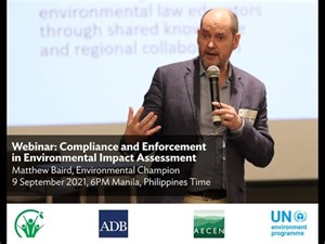 Webinar: Compliance and Enforcement in Environmental Impact Assessment