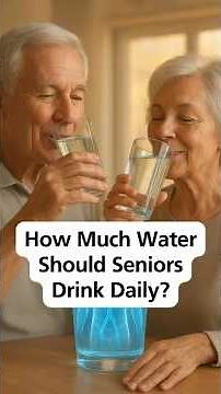How Much Water Should Seniors Drink Daily? | Best Hydration Tips for Older Adults