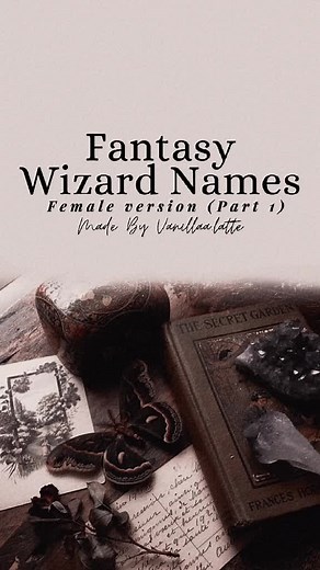 Balas @_miracle0420 Fantasy Wizard Names Made by me 🔮🧙#RacunShopee #aestheticname #wizard #fantasy #fypdong #fyp #fypシ #edit #aestheticvideo #names