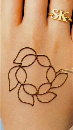 🌿 Simple & Beautiful Mehndi Design | Easy Henna Art for Beginners