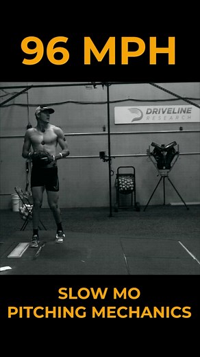 Slow-Motion 96 MPH Fastball Pitch by Pro Pitcher Peter Bayer
