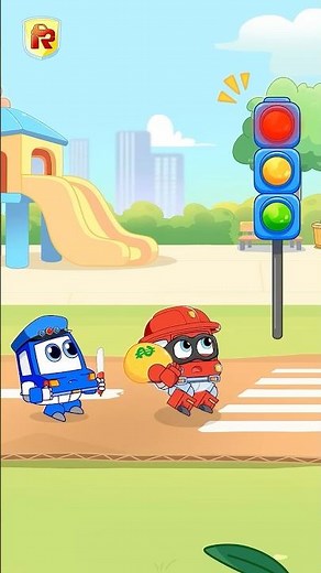 Someone Took the Candy! | Police Chase Adventure | Safety Rule Song | RoboSquad Kids Song #shorts
