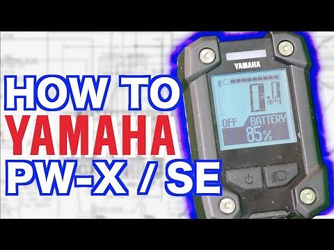 How To: YAMAHA Computer PWX, SE | Yamaha display PW-X or PW-SE ebikes