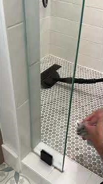 Effective Soap Scum Removal: Cleaning Glass Shower Doors with a Steam Cleaner