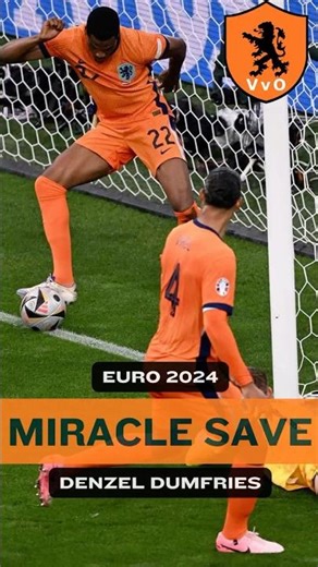 Dumfries' Impossible Goal Line Save Euro 2024