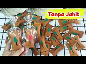 Cara Membuat Souvenir Pernikahan dari Kain Flanel Tanpa Jahit || Gantungan Kunci Risol