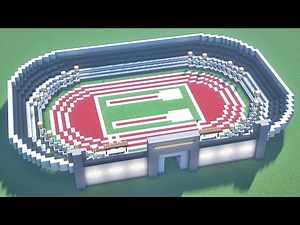 How To Build a Athletic Stadium - Minecraft Tutorial