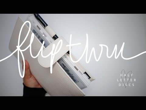 How I Set Up My Half Letter Discs Planner // plus the reasons I made the switch from personal size