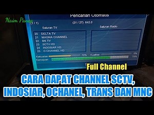 How to Find SCTV and Indosiar Channels on the Set Top Box