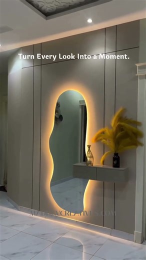 Aesthetic Bedroom Glow-Up | LED Frameless Mirror Review & Showcase