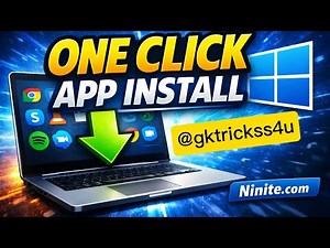 How to Install multiple apps at Once in Windows💻💌 || Ninite || ✨⚡