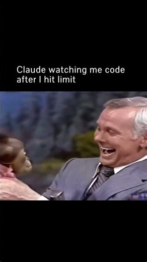 Claude After You Hit the Free Limit 😂💀 #developer #programming #coding #claude #ai #codingmemes #fun