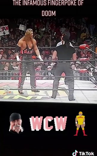 The Infamous Fingerpoke of Doom #wwe #wcw #wrestling #wrestlingflashback #hulkhogan #sports #fyp #foryou #foryoupage