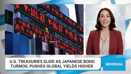 Treasuries slide on Japan shock